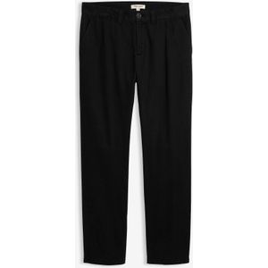 Regular fit twill broek van katoen, straight