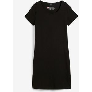 Jersey jurk met biologisch katoen en stretch