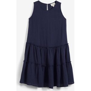 Meisjes midi jurk van mousseline