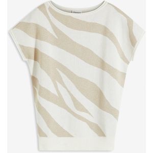 Fijn gebreide trui met glittergaren