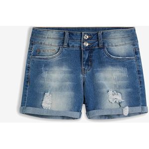 Jeans short met mid waist