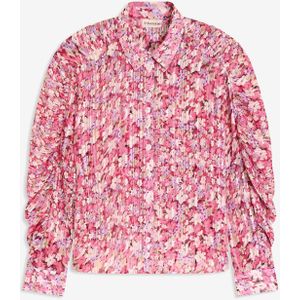 Blouse met glanseffect