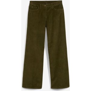 Corduroy broek in Marlene Dietrich stijl