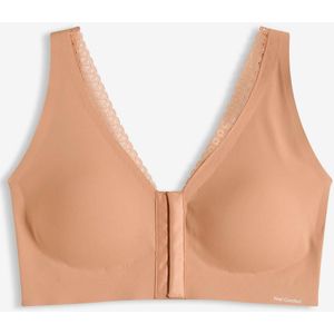 Gewatteerde Feel Comfort lasercut bh zonder beugel met sluiting aan de voorkant