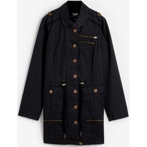 Katoenen parka in utility stijl, halflang