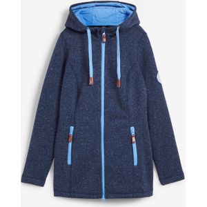 Fleece vest met capuchon