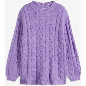 Gebreide trui - Oversized - Kabelpatroon