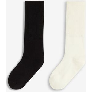 Knuffelsokken met brede omslag (2 paar)