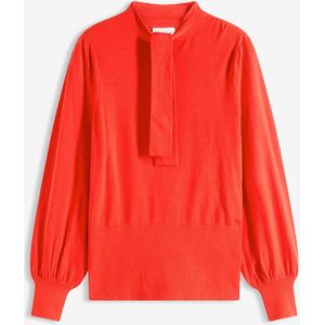 Fijngebreide trui in een zachte viscosemix