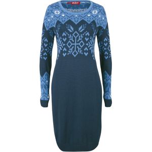 Gebreide jurk met Noors patroon