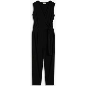 Jersey jumpsuit met knoopdetail