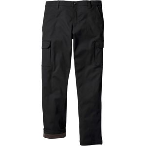 Regular fit stretch cargo thermobroek, straight