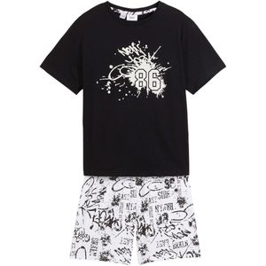 Jongens shortama van katoen (2-dlg. set)