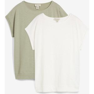 T-shirt van puur biologisch katoen ( set van 2)