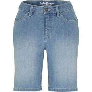 Mid waist jeans bermuda, straight