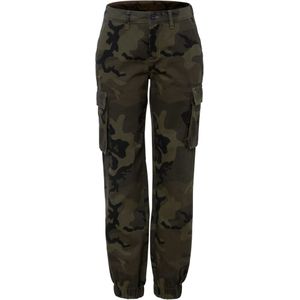 Cargo broek met camouflageprint