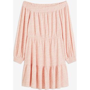 Carmen jurk met all-over print