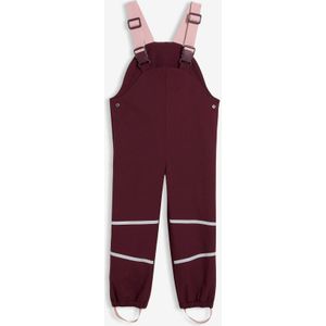 Waterafstotende thermische softshell regenbroek met bretels