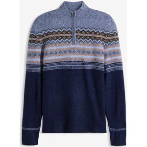 Noorse trui met opstaande kraag