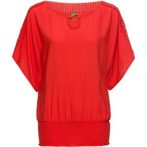 Blouse van viscose