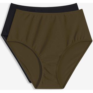 High waist bikinibroekje (set van 2)