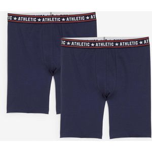Strakke boxershorts, midi-lengte (set van 2)