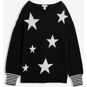 Oversized trui met sterren