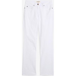 Mid waist stretch jeans, straight