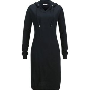 Gebreide jurk met capuchon