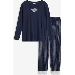 Pyjama met kant (2-dlg. set)