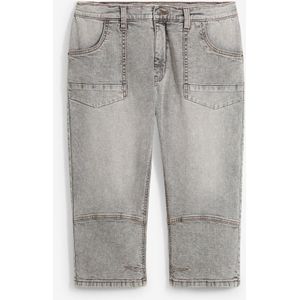 Regular fit 3/4 stretch jeans, straight