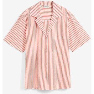 Overhemdblouse van katoen