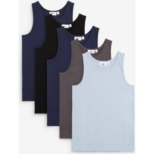 Hemd met zacht katoen (set van 5)