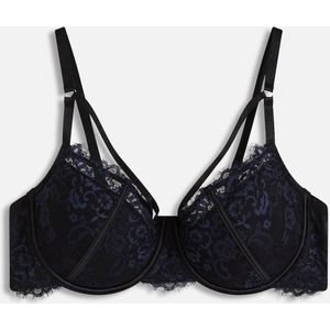 Voorgevormde bh van delicate eyelash-kant