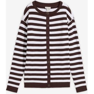 Fijn gebreid vest, ronde hals