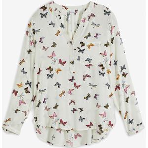 Blouse van soepele viscose