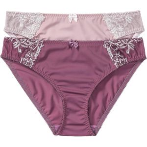 Slip met mooi borduursel (set van 2)