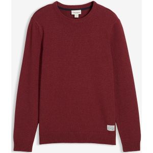 Trui met ronde hals en metgerecycled katoen