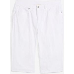 Lange stretch jeans bermuda, regular fit