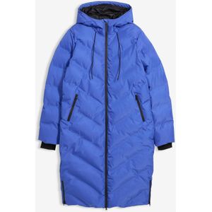 Lange gewatteerde jas