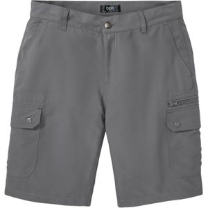 Microvezel cargo bermuda met comfort fit van gerecycled polyester, regular fit