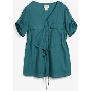 Zwangerschapsblouse/voedingsblouse van viscose