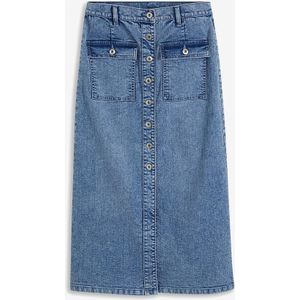 Spijkerrok - Met Opgestikte Zakken