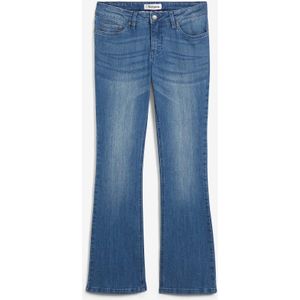 Bootcut stretch jeans, mid waist