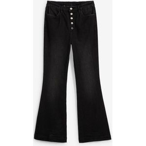 Bootcut jeans met high waist en comfortband