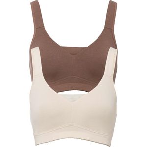 T-shirt bh zonder beugels met katoen (set van 2)