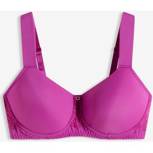 Voorgevormde bh zonder beugels met gewatteerde bandjes