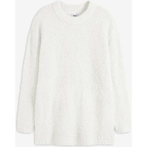 Oversized trui van bouclé