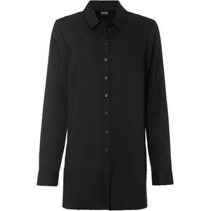 Lange overhemdblouse van viscose