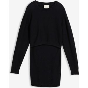 Set bestaande uit trui en rok voor tijdens de zwangerschap en daarna, van biologisch katoen (2-dlg. set)